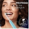 ORAL B Pro Series 1 - 2 Spazzolini Elettrici Ricaricabili Blu e Nero con 2 Testine