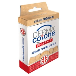 Dermacotone Cerotto Striscia Classico Ipoallergenico Traspirante 100 x 6 cm