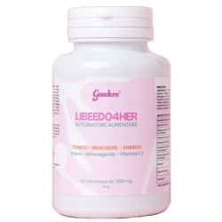 Goodere Libeedo4Her 60 Compresse - Integratore tonico adattogeno e il benessere mentale