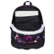 Dual Plus - Zaino Ergonomico Per la Scuola con Doppio Scomparto Nero Blu 31 Lt
