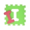 Tappetini Puzzle da pavimento con 5 Lettere