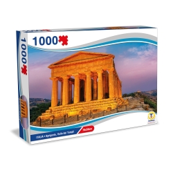 Puzzle Italia - Agrigento Valle dei Templi 1000 Pezzi 70x50 cm