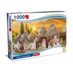 Puzzle Italia - I Trulli di Alberobello 1000 Puzzle 70x50 cm