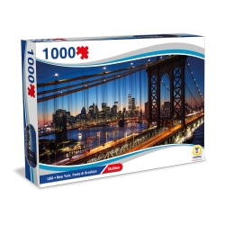 Puzzle Usa New York - Ponte di Brooklyn !000 Pezzi 70x50 cm