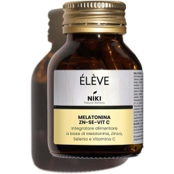 Élève Niki Natural Alchemy Melatonina Zinco Selenio e Vitamina C 60 Compresse - Integratore per il sonno