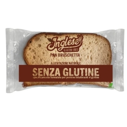 Pan Bruschetta Senza glutine, senza lattosio, vegano e ricco di fibre 90 gr