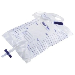 Sacca Urina 2L Tubo 130Cm - Senza Rubinetto - 25 sacche