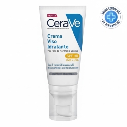 CeraVe Crema Viso Idratante SPF 30, Per Pelle da Normale a Secca, Idrata e Protegge in un solo Step 52 ml