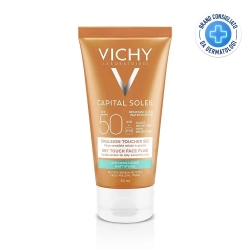Vichy Crema Solare 50 SPF Capital Soleil Emulsione anti-lucidità Protezione Alta 50 ml