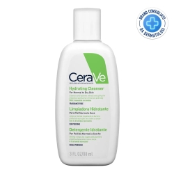 CeraVe Detergente Idratante Viso Pelle da Normale a Secca, con acido ialuronico e ceramidi 88 ml