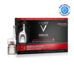 Vichy Dercos Aminexil Intensive 5 - trattamento anticaduta per uomo 21 fiale 21 x 6 ml