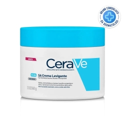 Cerave SA Crema levigante 10% Urea e Acido Salicilico per Pelle Molto Secca Ruvida e Screpolata 340 g