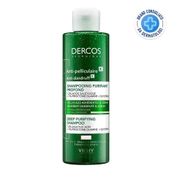 Vichy Dercos Shampoo Anti-forfora K purificante Intenso per forfora aderente e sebo 250 ml
