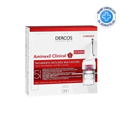 Vichy Dercos Aminexil Intensive 5 trattamento anti-caduta per donna 12 fiale 12 x 6 ml