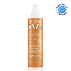 Vichy Crema Solare Bambini 50+ SPF Spray Capital Soleil Protezione Molto Alta per Bambini 200 ml