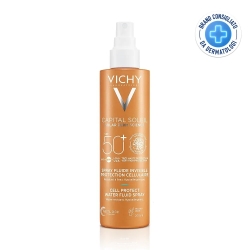 Vichy Crema Solare 50+ SPF Spray Capital Soleil Cell Protect Fluido Ultra Leggero 200 ml