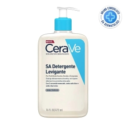 CeraVe SA Detergente Levigante con texture gel non schiumoso che deterge esfolia e leviga la pelle 473 ml