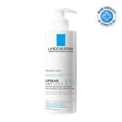 La Roche Posay Lipikar Latte Urea 10% 400ml Lozione Idratante per pelle molto secca, ruvida e desquamata