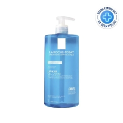 La Roche Posay Lipikar Gel Lavant - Gel doccia delicato con Niacinamide e Burro di Karité 1 Lt
