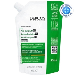 Vichy Dercos Shampoo trattante Anti-forfora DS per capelli secchi eco-ricarica 500 ml