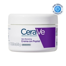 CeraVe Skin Renewing Crema Viso Peptidi Per i Primi Segni dell'Età 48 gr