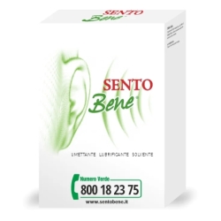 Sento Bene - Trattamento dei tappi di cerume per il lavaggio del condotto uditivo esterno 15 ml