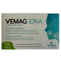 Vemag Idra Bocca E Gola Gusto Menta 20 Compresse - Integratore per la bocca e la gola