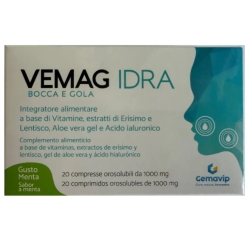 Vemag Idra Bocca E Gola Gusto Menta 40 Compresse - Integratore per bocca e gola