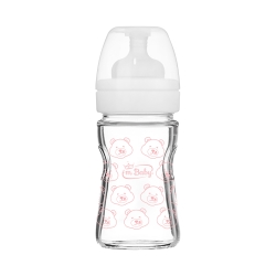 Biberon Luxury in vetro 0M+ 150 ml colori assortiti