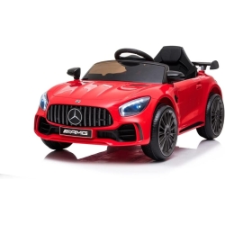 Auto Elettrica GTR - Rosso 12V con Telecomando 2,4 G, Doppio Motore, Luci LED e MP3