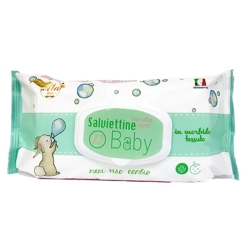 72 Salviettine All'Aloe Vera per la Pulizia Delicata dei Bambini