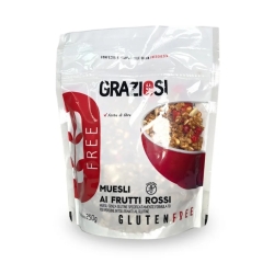 Muesli Ai Frutti Rossi Senza Glutine 250 gr