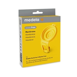 Hands-free - 2 Membrane di Ricambio in Silicone per Tiralatte