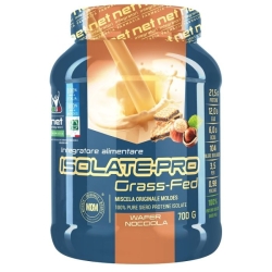 Moldes Net Integratori Isolate Pro Grass-Fed Gusto Wafer Nocciola 700 gr - Integratore per la massa muscolare