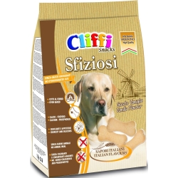 Cliffi Snack Sfiziosi Gusto Vaniglia - Alimento complementare per cani 850 gr