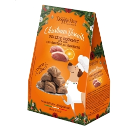 Christmas Biscuits Anatra e Arancia - Biscotti per cani 180 gr
