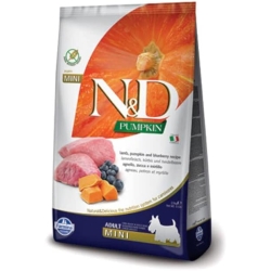 N&D Pumpkin Grain Free Adult Mini Agnello Zucca e Mirtillo - Alimento completo per cani adulti 800 gr