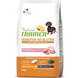 sensitive no gluten Adult Small & Toy al Maiale - Alimento completo per cani 2 Kg