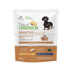 Sensitive No Gluten Adult Small & Toy al Salmone - Alimento completo per cani 800 gr