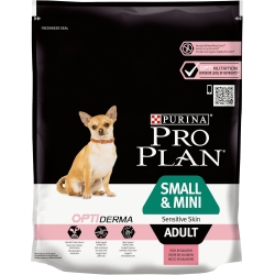 Purina Pro Plan Sensitive Skin Optiderma Salmone - Alimento completo cani adulti taglia piccola/mini 700 gr