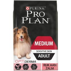 Purina Pro Plan Medium Adult Sensitive Skin Salmone - Alimento completo per cani adulti sensibili 3 kg
