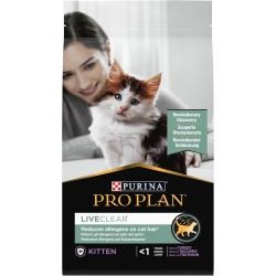 Purina Pro Plan Liveclear Tacchino - Alimento completo per gattini 1,4 kg