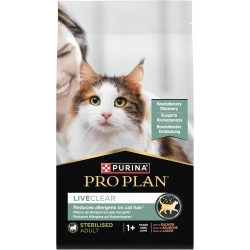 Purina Pro Plan Liveclear Salmone - Alimento completo per gatti adulti sterilizzati 1,4 Kg