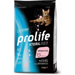 gatto sterilised sensitive adult Maiale e Riso - Alimento completo per gatti sterilizzati e sensibili 1,5 kg