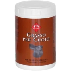 Grasso per Cuoio da Selleria - Nutrimento Profondo e Protezione con Cera Vergine d'Api 1 kg