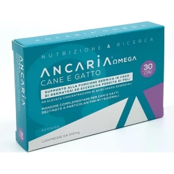 Ancaria Omega - Mangime complementare per cani e gatti 30 compresse 500 mg