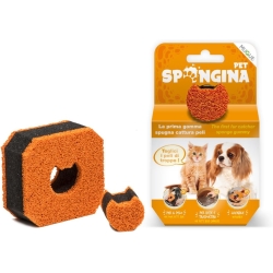 Spongina Pet - Gomma-Spugna Cattura Peli Animali, Polvere e Capelli per Casa e Pelo Animale
