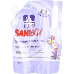 Sanibox Detergente Igienizzante per Ambienti Animali Domestici Profumato Lavanda 1 lt