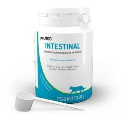 Petmod Intestinal - Mangime complementare in polvere per gatti per il benessere intestinale 50 gr