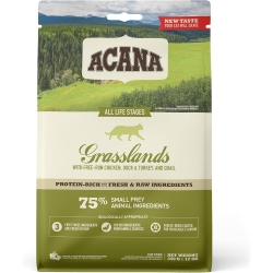 Grasslands - Alimento completo per gatti di tutte le razze e in ogni fase di vita 340 gr
